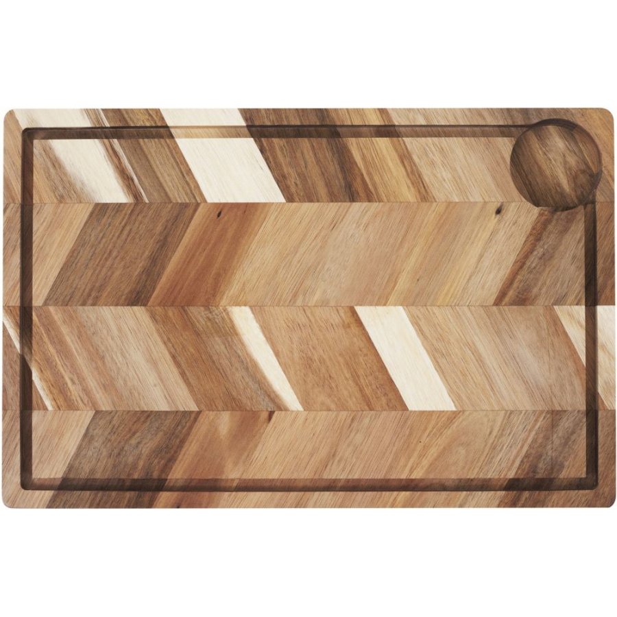 aida Schneidebrett mit Saftrille 26x40 cm, Akazie