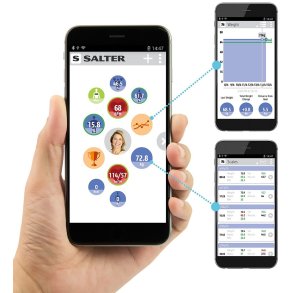 Salter Elektronisk Personvægt, Hvid