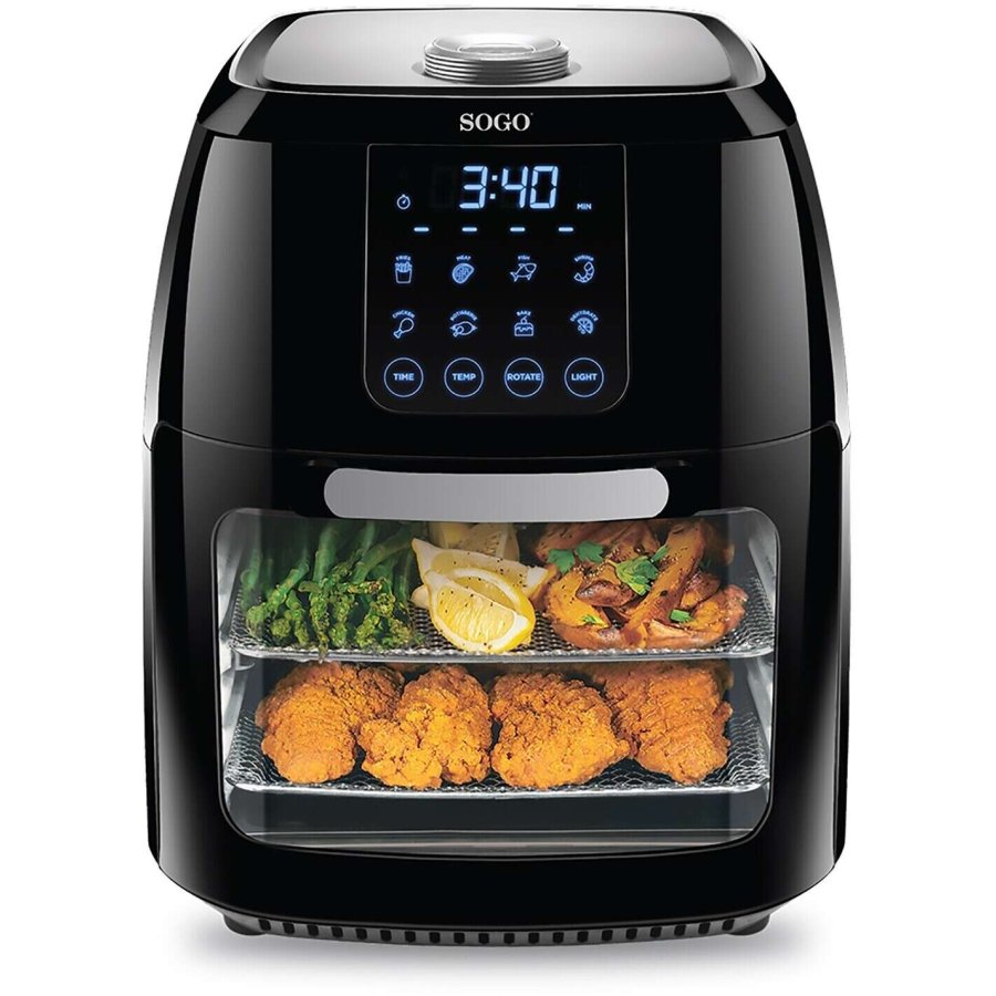 SOGO Airfryer 10 L, Schwarz