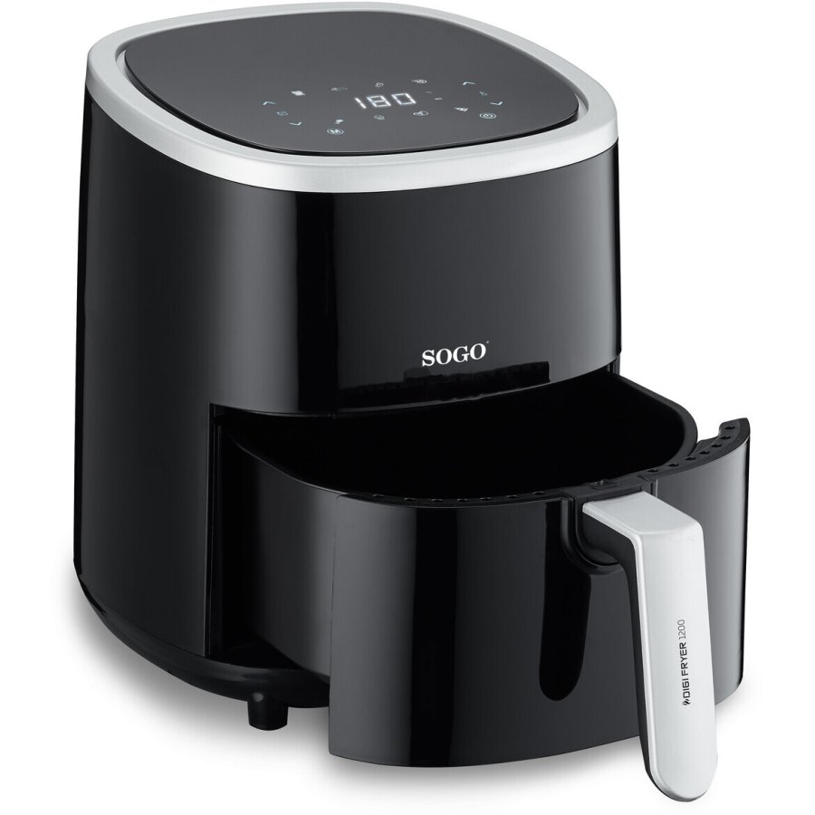 SOGO Airfryer 3,5 L, Schwarz