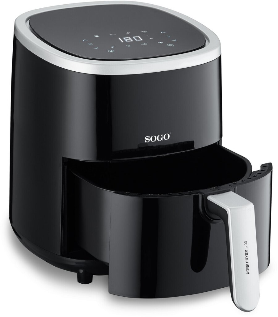 SOGO Airfryer 3,5 L, Schwarz