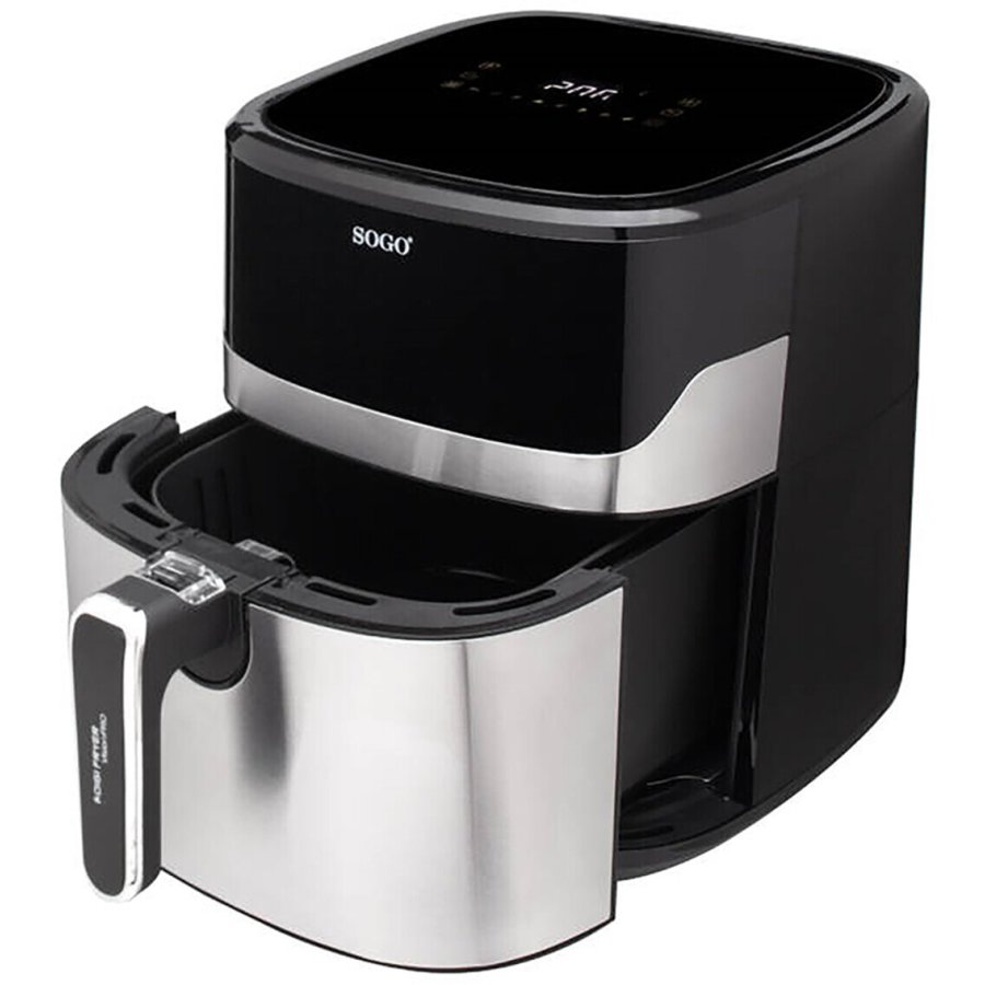 SOGO Visionpro Airfryer 6,5 L, Schwarz/Stahl