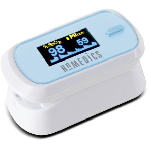HoMedics Pulse Oximeter, Hvid