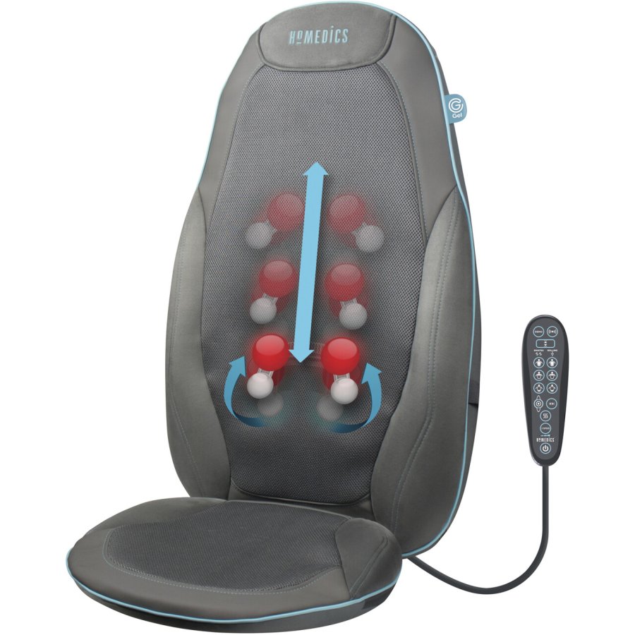 HoMedics Massage-Sitz, Grau