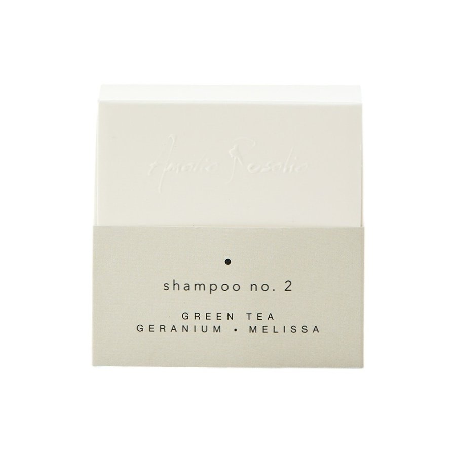 Amalie Rosalie Shampoobar No. 2 65 g, Green Tea/Geranium/Melissa