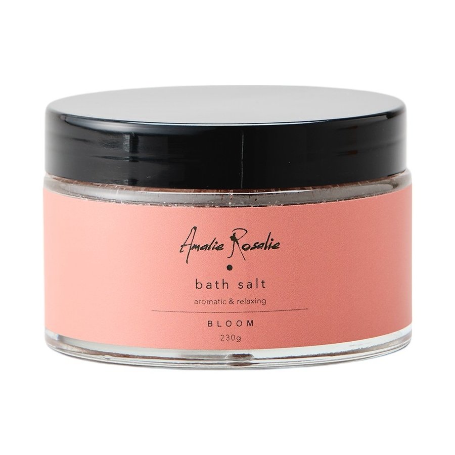 Amalie Rosalie Bloom Badesalt 230 g, Rose/Rosemary/Roman Chamomile