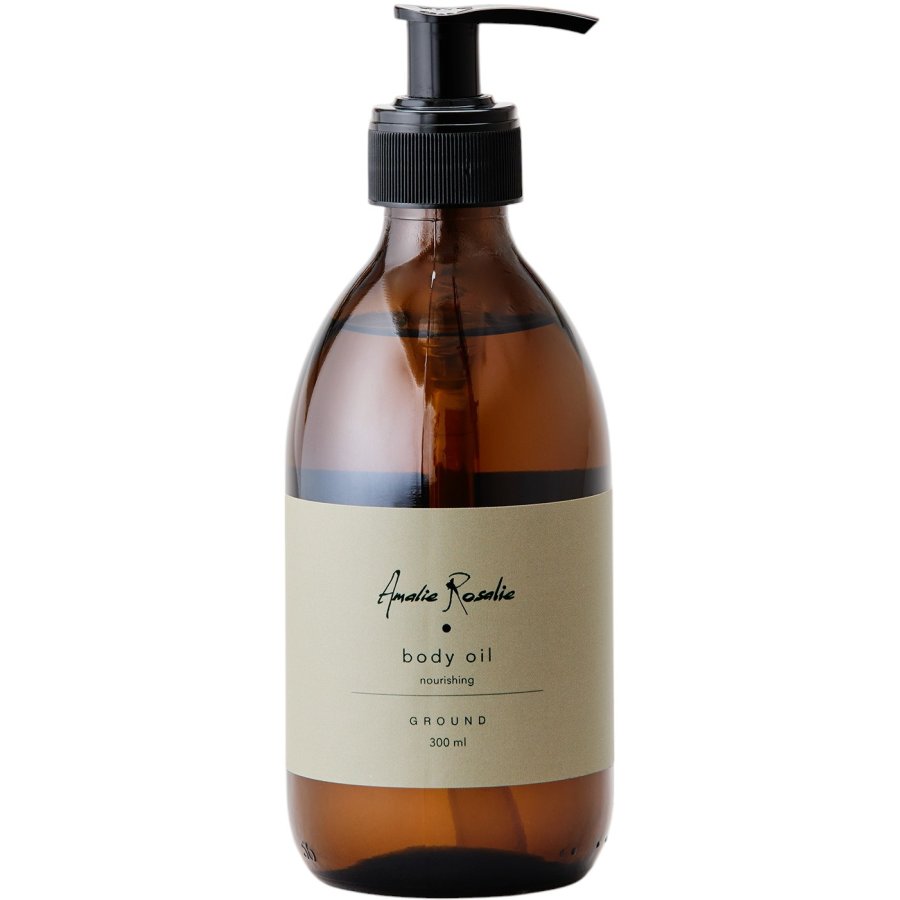 Amalie Rosalie Ground Kropsolie 300 ml, Geranium/Lemon/Patchouli/Sandelwood