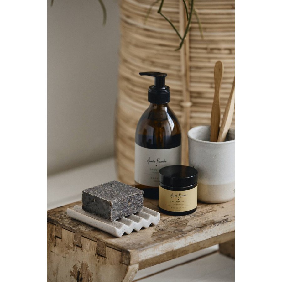 Amalie Rosalie Seifenschale 10 cm, Terrazzo