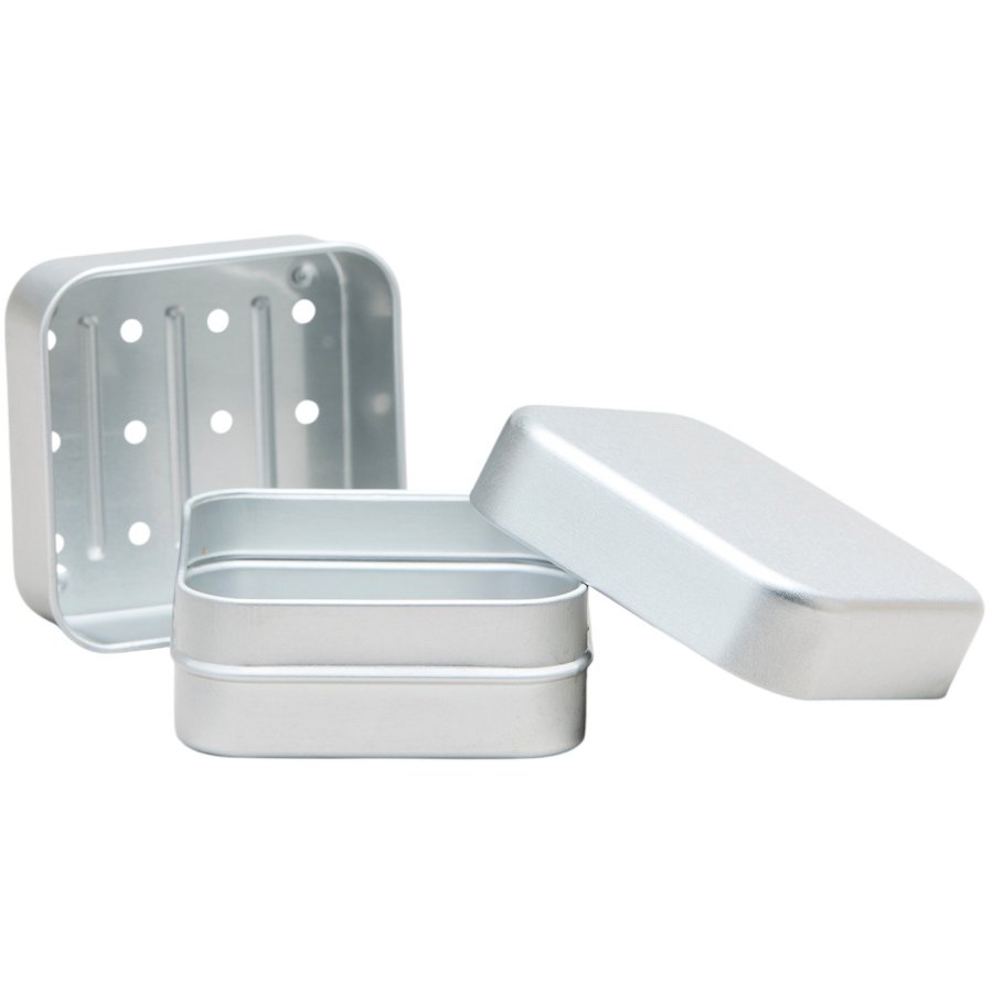 Amalie Rosalie Behlter mit Gitter 8 cm, Aluminium