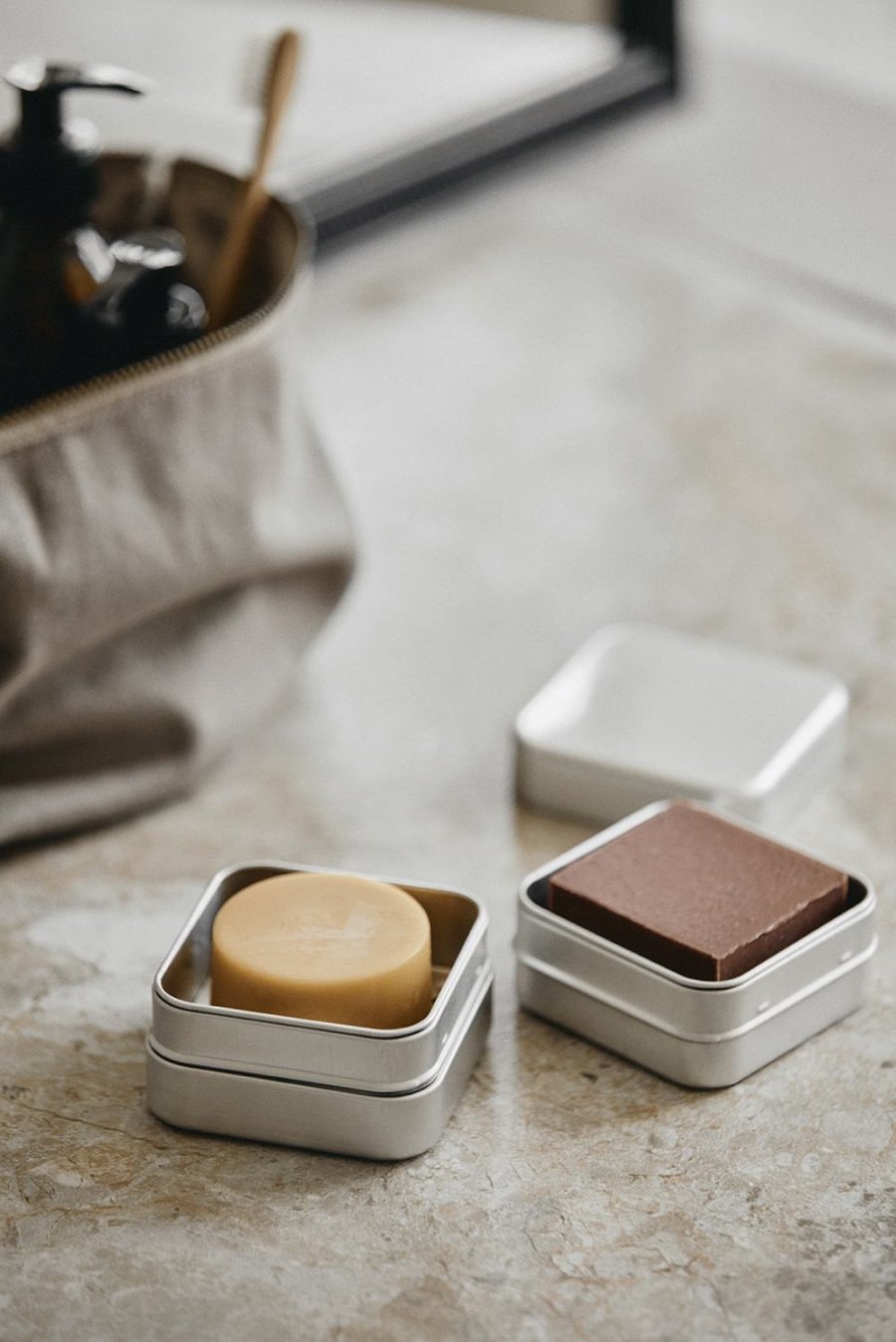 Amalie Rosalie Behlter mit Gitter 8 cm, Aluminium