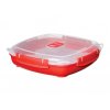 Sistema Microwave Tallerken m. Lg 880 ml, Rd