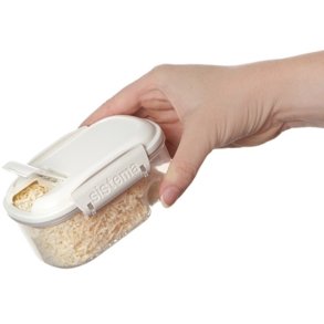 Sistema Bake It Opbevaringsboks m. Flipl�g 285 ml, Hvid