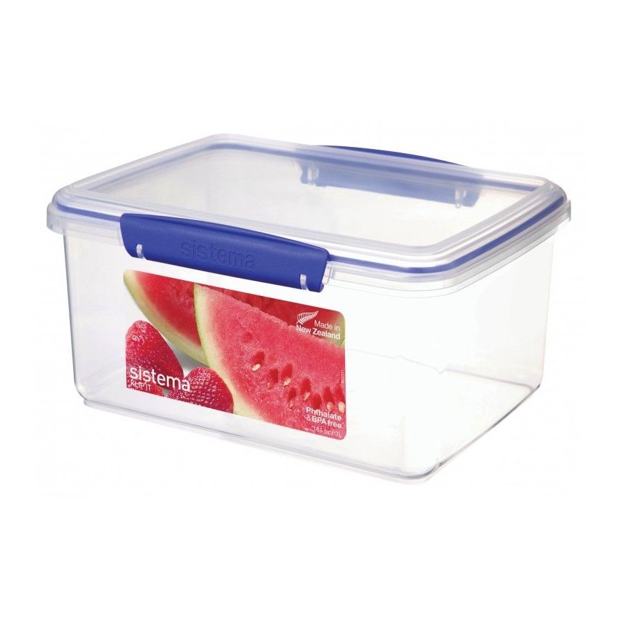Sistema Klip It Opbevaringsboks 3 L, Bl