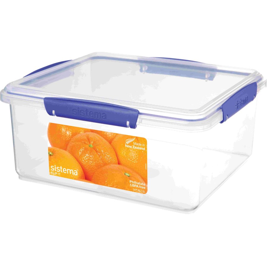 Sistema Klip It Opbevaringsboks 5 L, Bl
