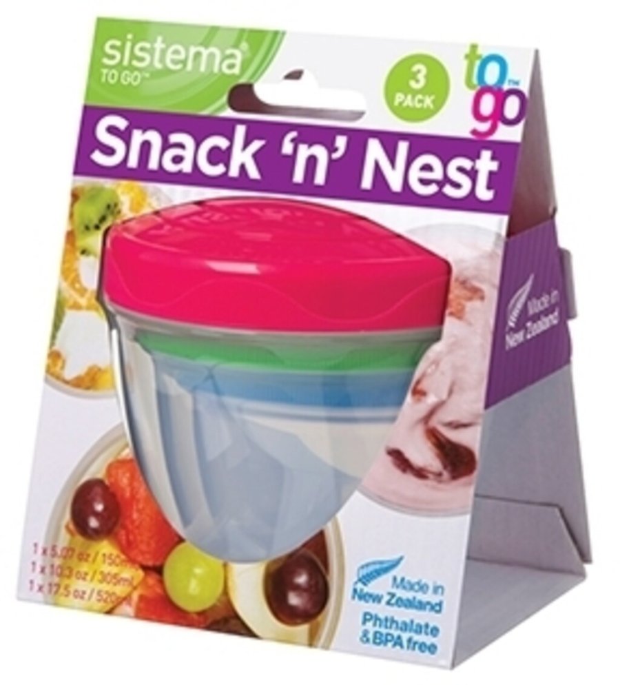 Sistema To Go Stack �n Nest 3 stk, Multifarvet