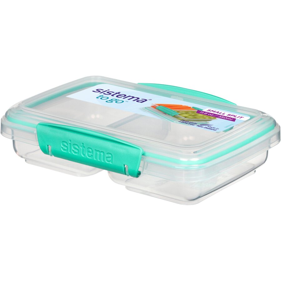 Sistema To Go Small Split Madkasse 350 ml, Minty Teal