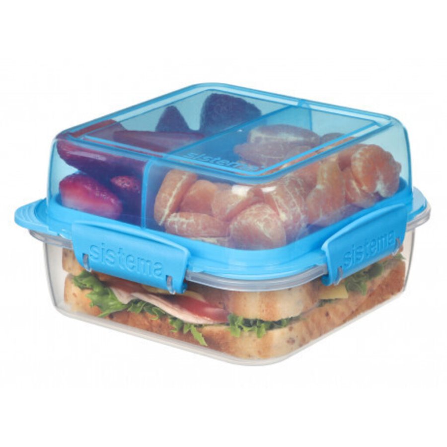 Sistema To Go Stack Square Madkasse 1,24 L, Bl