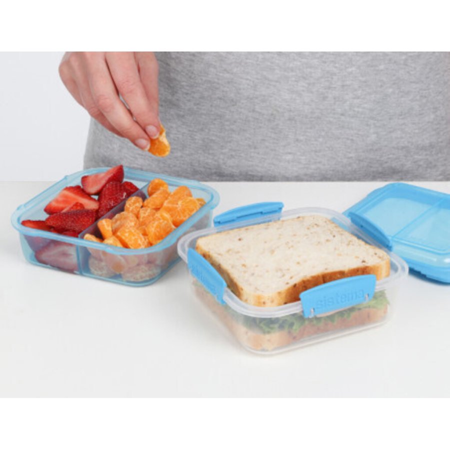 Sistema To Go Stack Square Madkasse 1,24 L, Bl