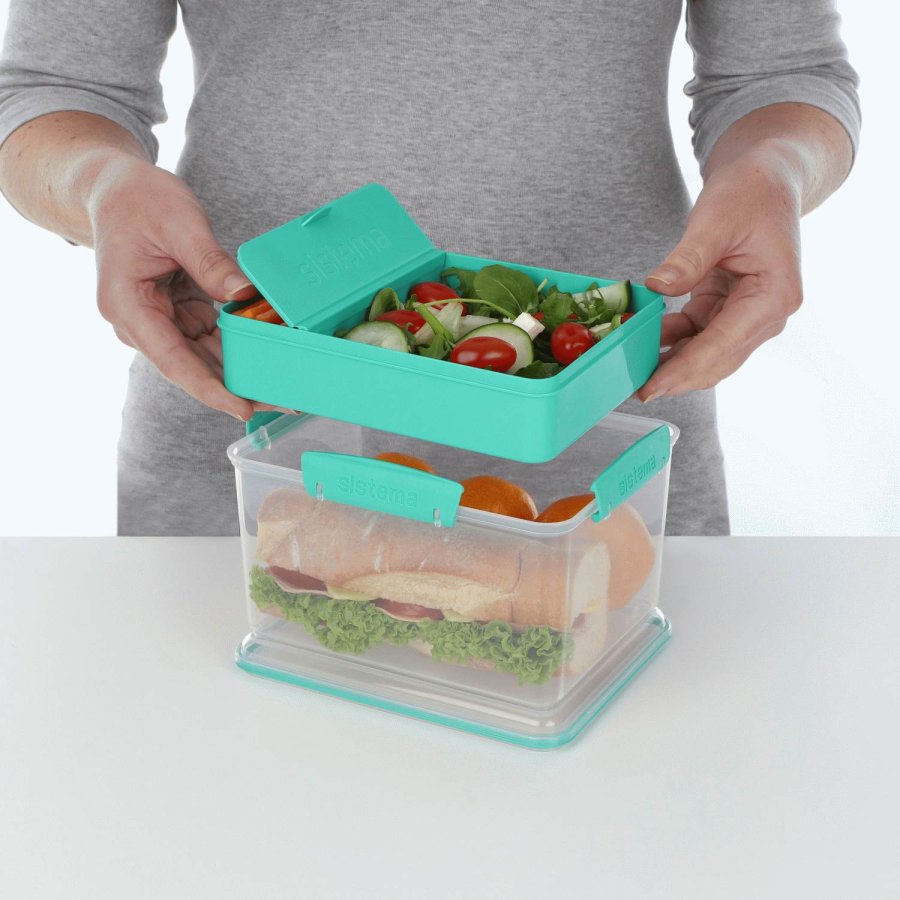 Sistema Lunch Tub To Go Brotdose 2,3 L, Minty Teal