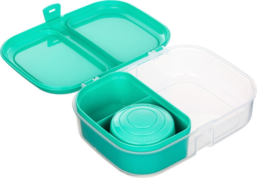 Sistema To Go Lunchbox mit Becher 1,1 L, Minty Teal