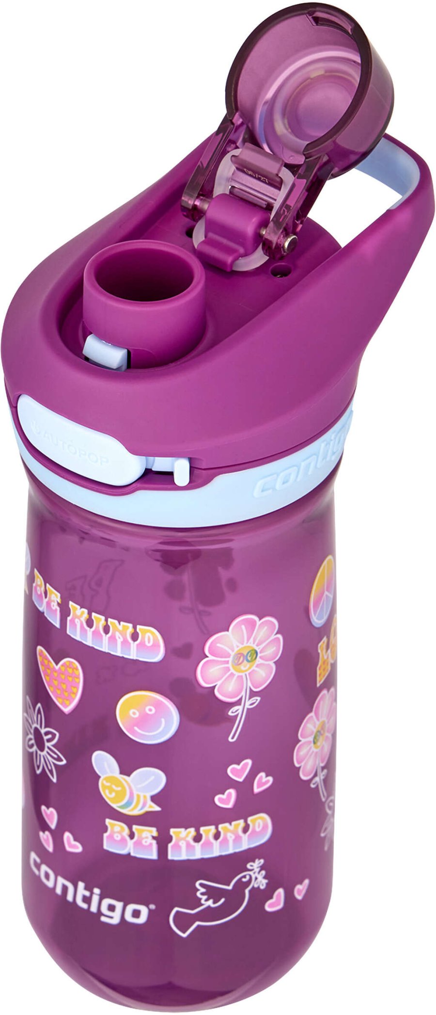 Contigo Jessie Autopop Trinkflasche 420 ml, Grape Retro