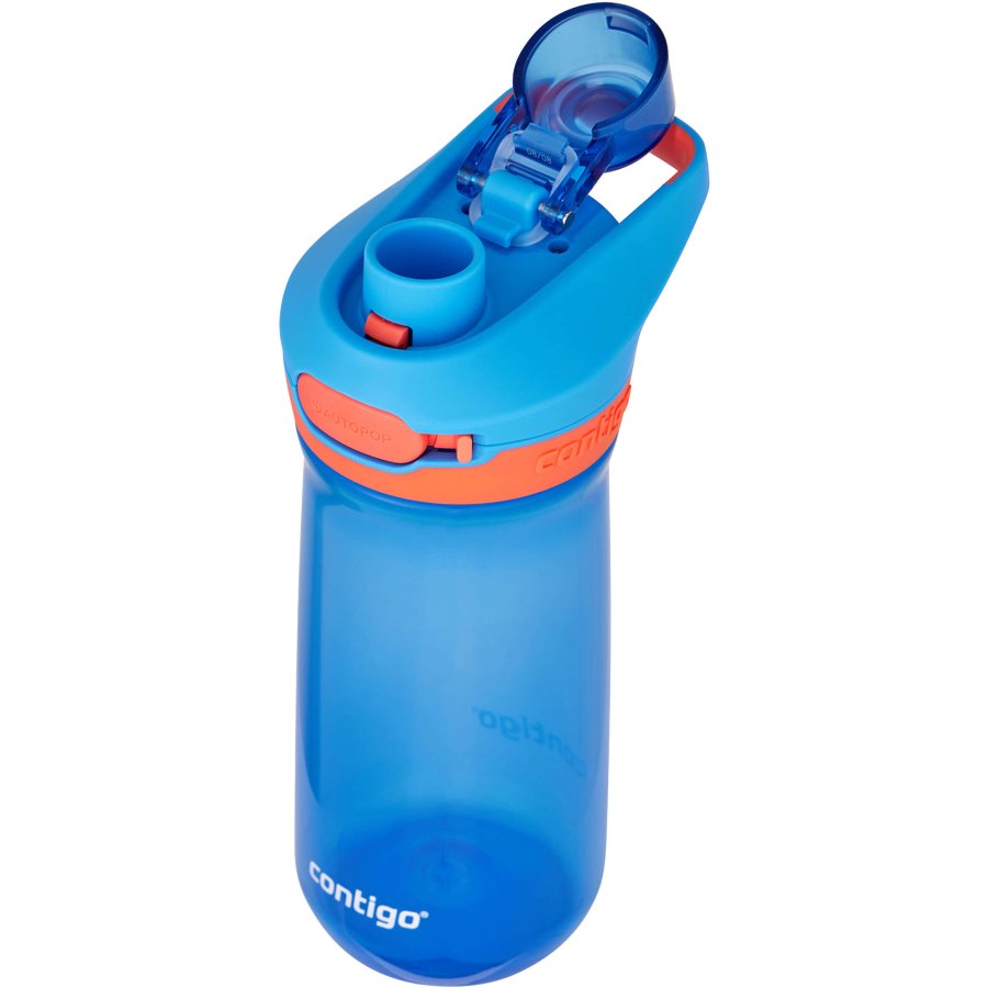 Contigo Jessie Autopop Trinkflasche 420 ml, Blue Poppy