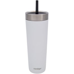 Contigo Tumbler Thermobecher mit Strohhalm, Salt