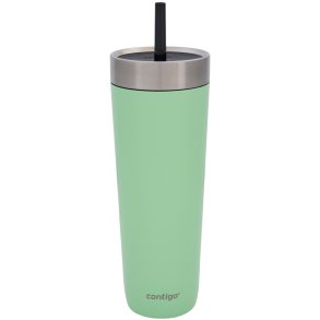Contigo Tumbler Thermobecher mit Strohhalm, Cucumber