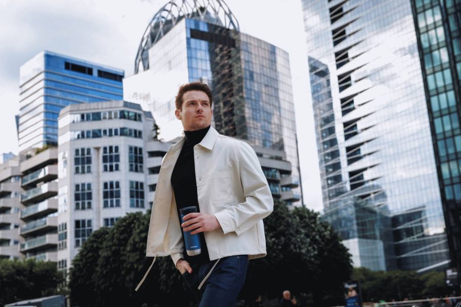 Contigo Huron 2.0 Thermobecher 590 ml, Blue Corn