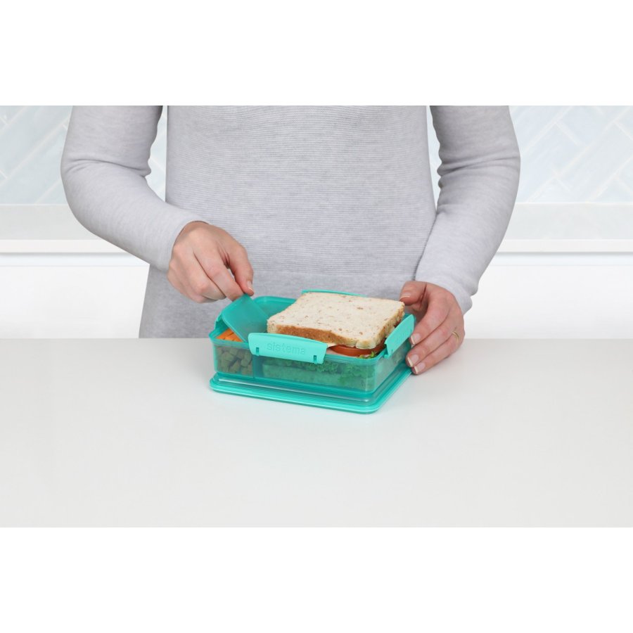 Sistema Lunch Snack Attack Brotdose 975 ml, Grn