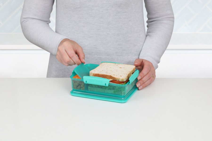 Sistema Lunch Snack Attack Brotdose 975 ml, Grn