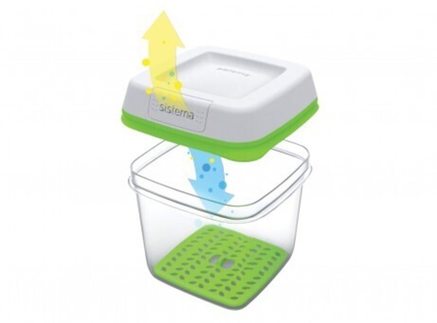 Sistema FreshWorks Opbevaringsboks 1,5 L, Grn