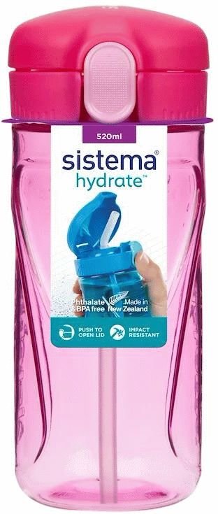 Sistema Hydrate Drikkeflaske 520 ml, Pink