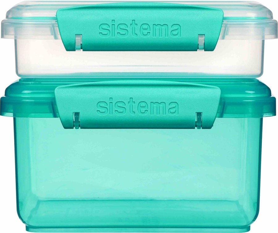 Sistema Klip It Madkasse 2 stk, Minty Teal