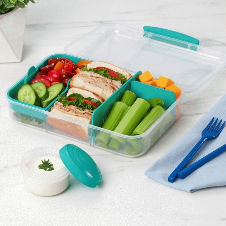 Sistema To Go Bento Create Brotdose 2er Set 1,48 L, Minty Teal