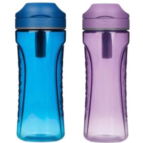 Sistema Swift Drinkfles 2 stuks 600 ml, Ocean Blue/Misty Purple