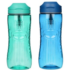 Sistema Hydration Active Drinkfles 2 stuks 800 ml, Ocean Blue/Minty Teal