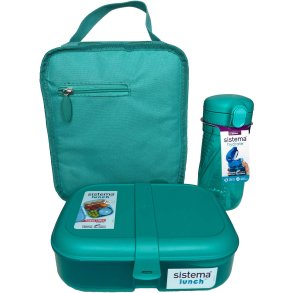 Sistema Lunchboxset 3-delig 21,5 cm, Groen