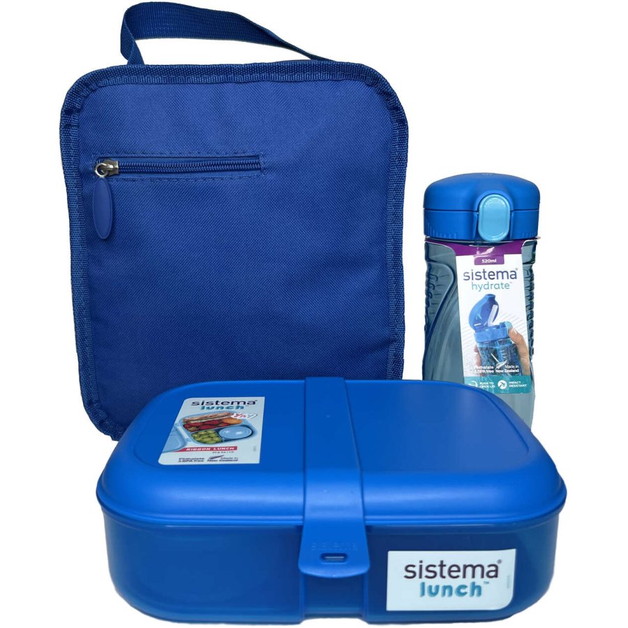 Sistema Lunch Set 3-teilig 21,5 cm, Blau