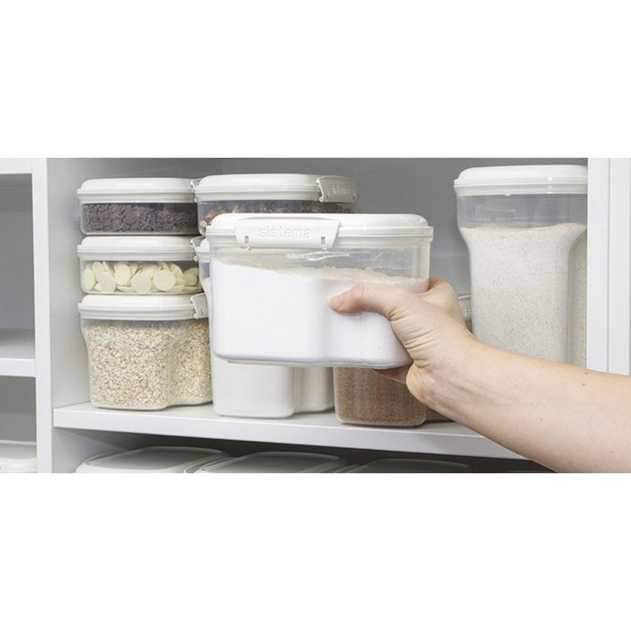 Sistema Bake It Aufbewahrungsbox 10er Set, Wei�