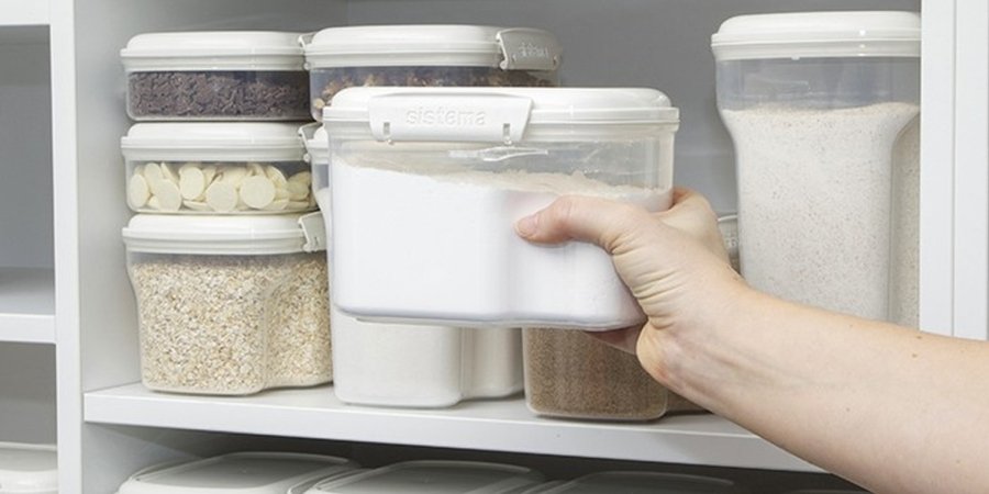 Sistema Bake It Aufbewahrungsbox 10er Set, Wei�