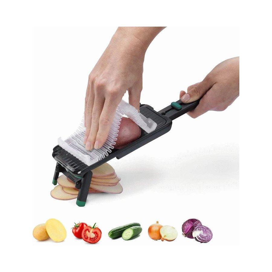 Dreamfarm Nocutu Mandoline 28,5 cm, Schwarz/Grn