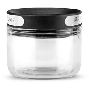 Dreamfarm Ortwo Lite Krydderibøtte m. Låg, Sort Plast