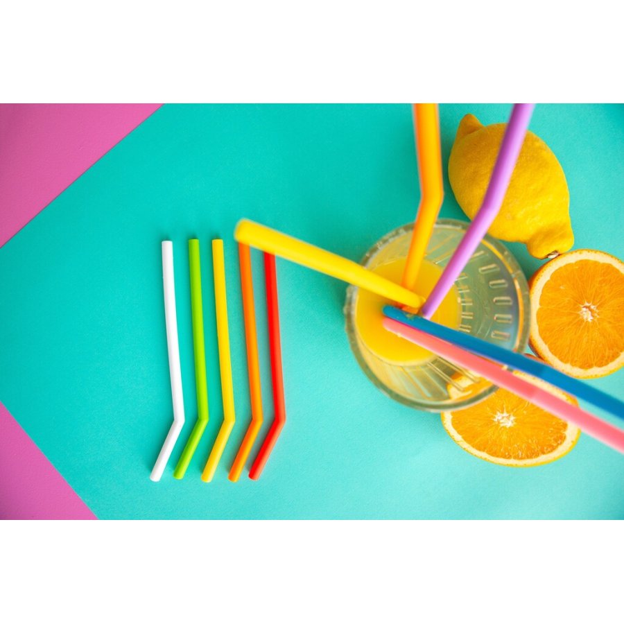 Dotz Genanvendelige Suger�r m. Renseb�rste 8 stk, Multifarvet