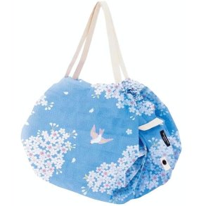 Shupatto Japan Collection Faltbare Tasche 15 L, Hana Ni Tori