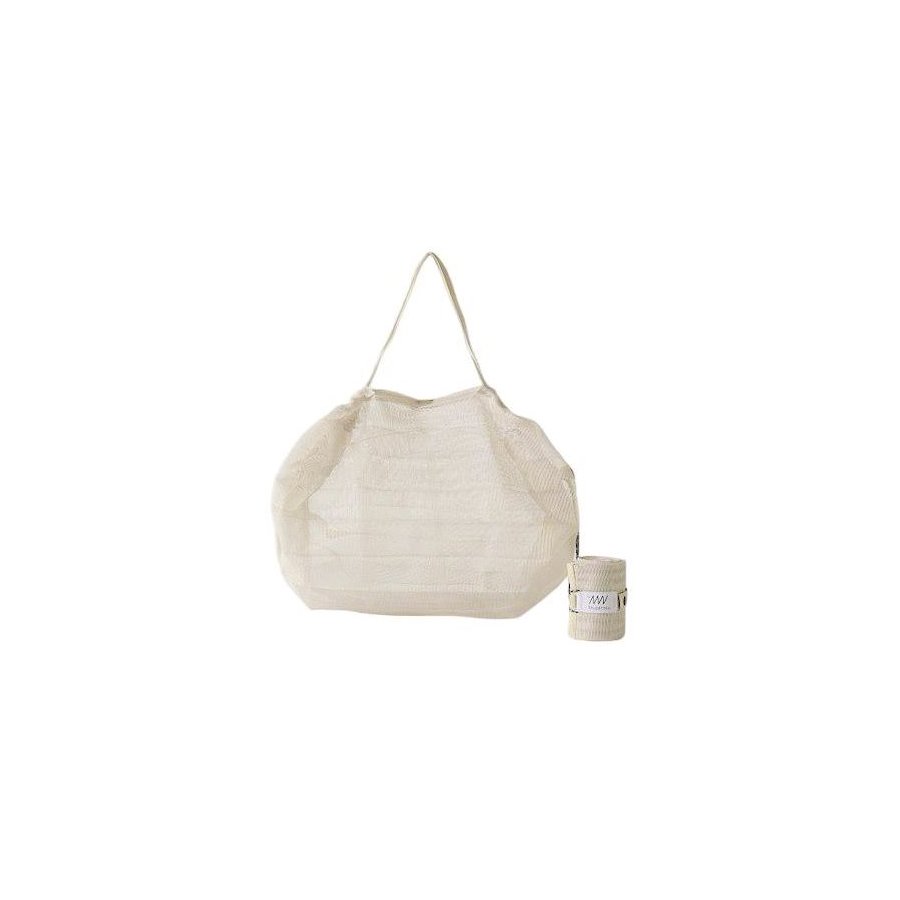 Shupatto Mesh Faltbare Tasche 25 L, Sand Beige
