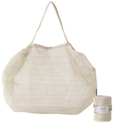 Shupatto Mesh Faltbare Tasche 25 L, Sand Beige