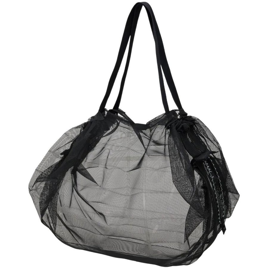 Shupatto Mesh Faltbare Tasche 25 L, Schwarz