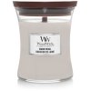 WoodWick Duftkerze mit knisternden Holzdochten und Holzdeckel 11,7 cm, WarmWool
