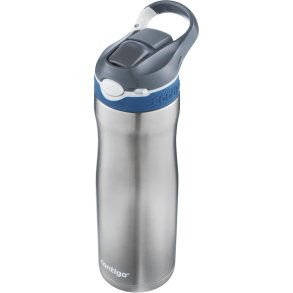 Contigo Ashland Chill Drikkeflaske m. Sugerør 590 ml, Stål